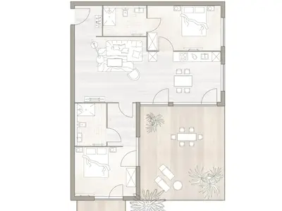 Ferienwohnung für 4 Personen (101 m²) in St. Peter-Ording 3/6