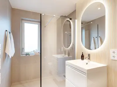 Badzimmer mit Dusche