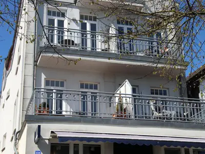 Blick auf den Balkon