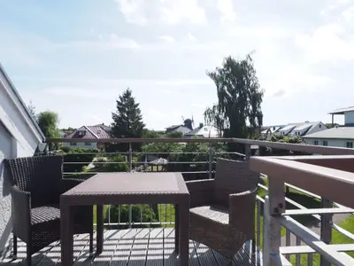 Sitzbereich auf dem Balkon