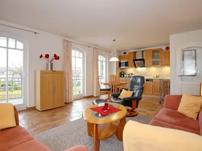 Blick in das Wohnzimmer