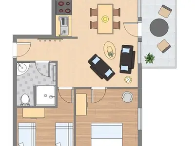 Ferienwohnung für 4 Personen (54 m²) in Ostseebad Kühlungsborn 10/10