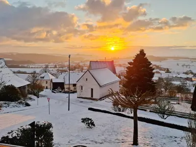 Sonenaufgang im Winter