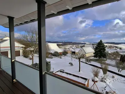 Balkonaussicht im Winter 2.1