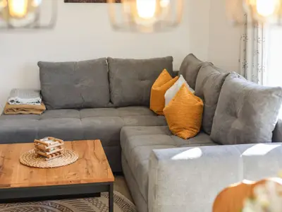 ausziehbare Couch Fewo Alpenzauber