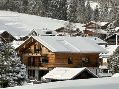 Hausansicht von der Skiloipe