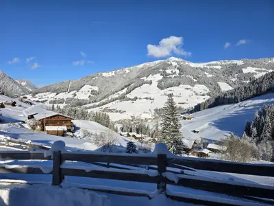 Aussicht vom Ferienhaus [Winter]