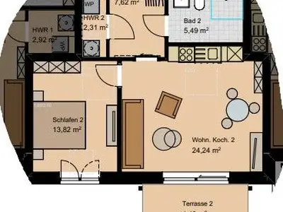 Ferienwohnung für 2 Personen (56 m²) in Dahme 6/7