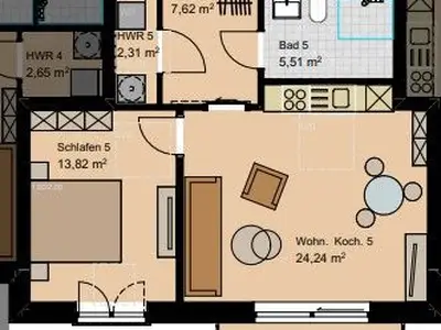 Ferienwohnung für 2 Personen (56 m²) in Dahme 6/7