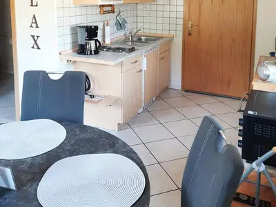 Blick auf Küchenzeile