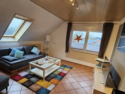 Wohnzimmer mit Sitzecke