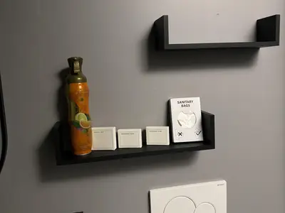 Wanddekoration im Badezimmer