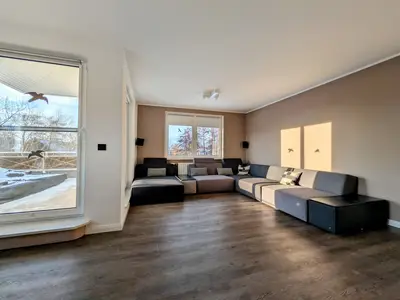Wohnzimmer mit Sofaecke