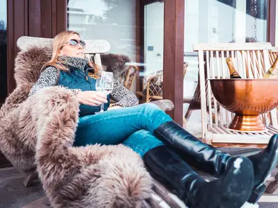 Zeit zum genießen und sonnen auf der Terrasse