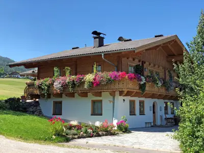 App. Stubeck im Sommer mit wunderschönen Blumen