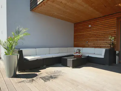 Sitzlounge auf der Terrasse