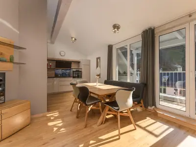 Offener Wohnbereich im App. Schneider