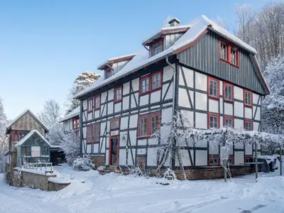 Außenseite Ferienhaus [Winter]