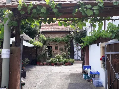 Kastanienhof Blick von der Straße