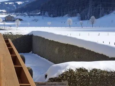 Aussicht vom Ferienhaus [Winter]
