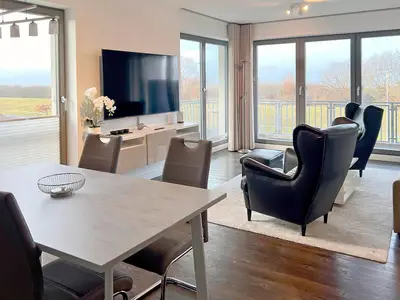 Blick ins Wohnzimmer