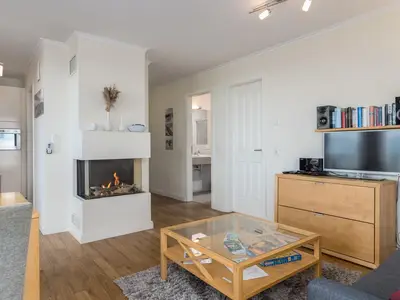 Wohnbereich mit Kamin