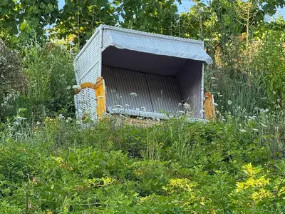 Freisitz Strandkorb Garten