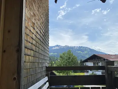 Bergsicht von der Wohnung 4