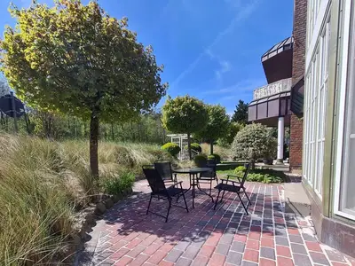 Terrasse Küstenhafen