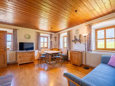 Essecke im Wohnzimmer