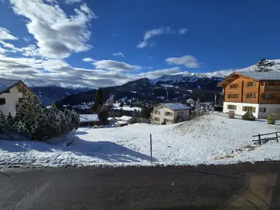 Aussicht aus dem Fenster der Stube