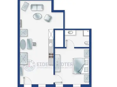 Ferienwohnung für 2 Personen (54 m²) in Tating 8/10