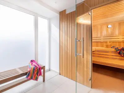 Gemeinschaftssauna: Sky-Sauna 5.OG mit dazu gehöriger Rooftop-Terrasse