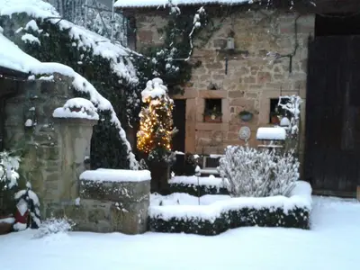 Blick auf die Scheune