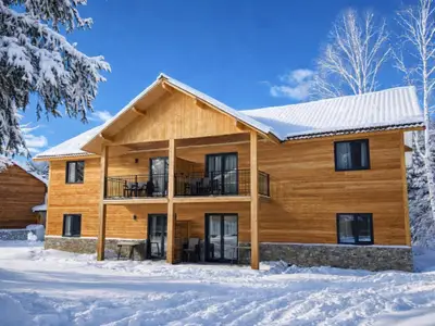 Außenseite Ferienhaus [Winter]