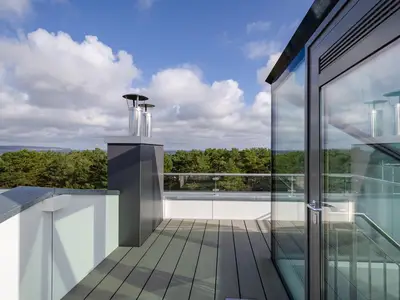 Gemeinschafssauna: Sky-Sauna 5.OG (mit dazu gehöriger Rooftop-Terrasse)
