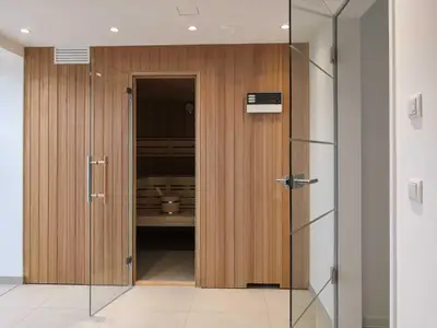 Gemeinschaftssauna: Sky-Sauna 5. OG (mit dazugehöriger Rooftop-Terrasse)