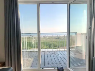 Blick auf den Balkon