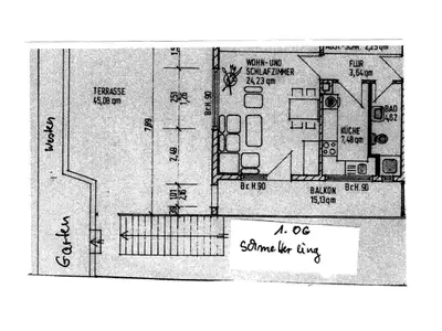 Ferienwohnung Schmetterling-Raumplan