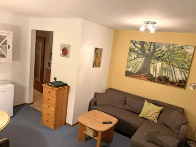 Wohnraum mit Schlafcouch