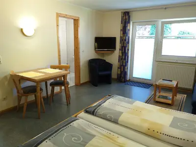 Living and sleeping area