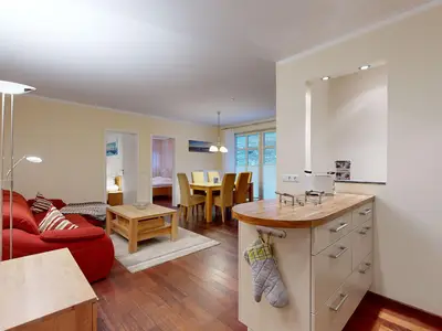 Die Wohnungen 02 und 06 im Haus Caspar David sind beide sehr hochwertig und gemütlich eingerichtet