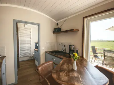 Wiesen-Loge Essecke und Küche