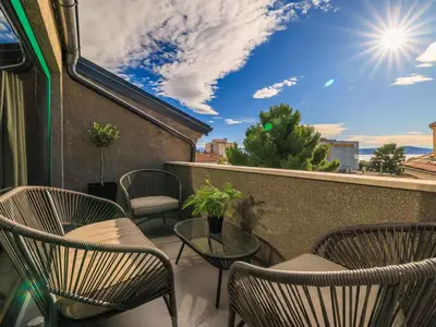 Ferienwohnung für 4 Personen (45 m²) in Crikvenica 1/10