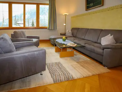 Wohnbereich in der offenen Wohnküche