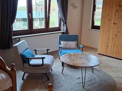 Schlafsessel und Sitzecke