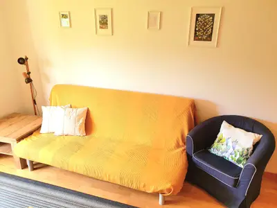 gemütliche Schlafcouch