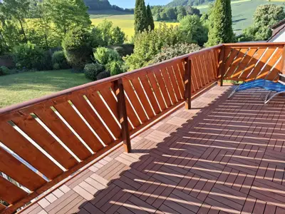 Aussicht vom Ferienhaus [Sommer]