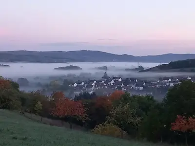 Zum Bienenstock- Blick auf unseren Ort