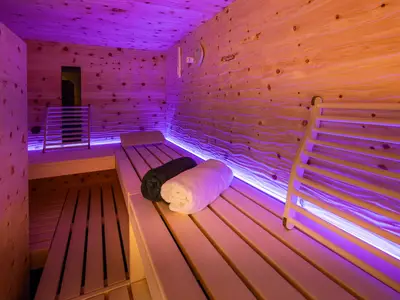 Sauna Ferienwohnung Himmel, Zirbe & Gebirge